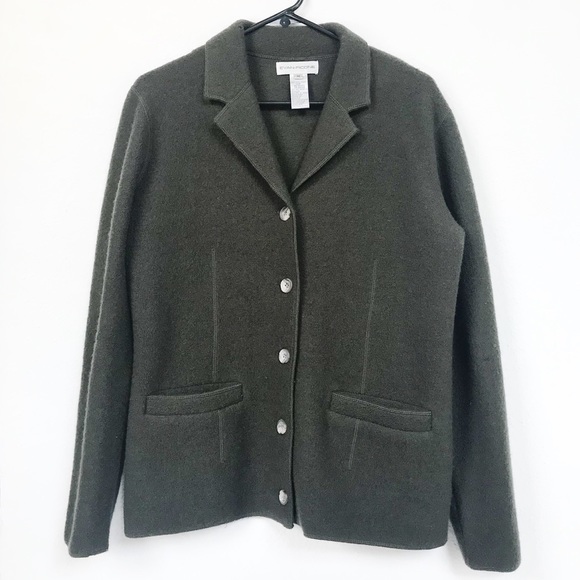 Evan-Picone Vintage 100% Wool Blazer/Jacket size M - Picture 2 of 11